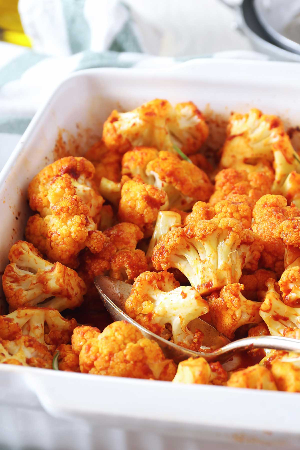 Spicy Roasted Cauliflower